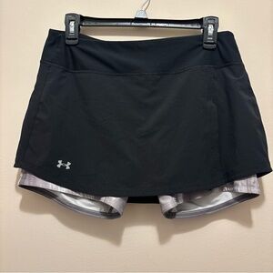Under Armour Black Skort with Built-In Shorts
